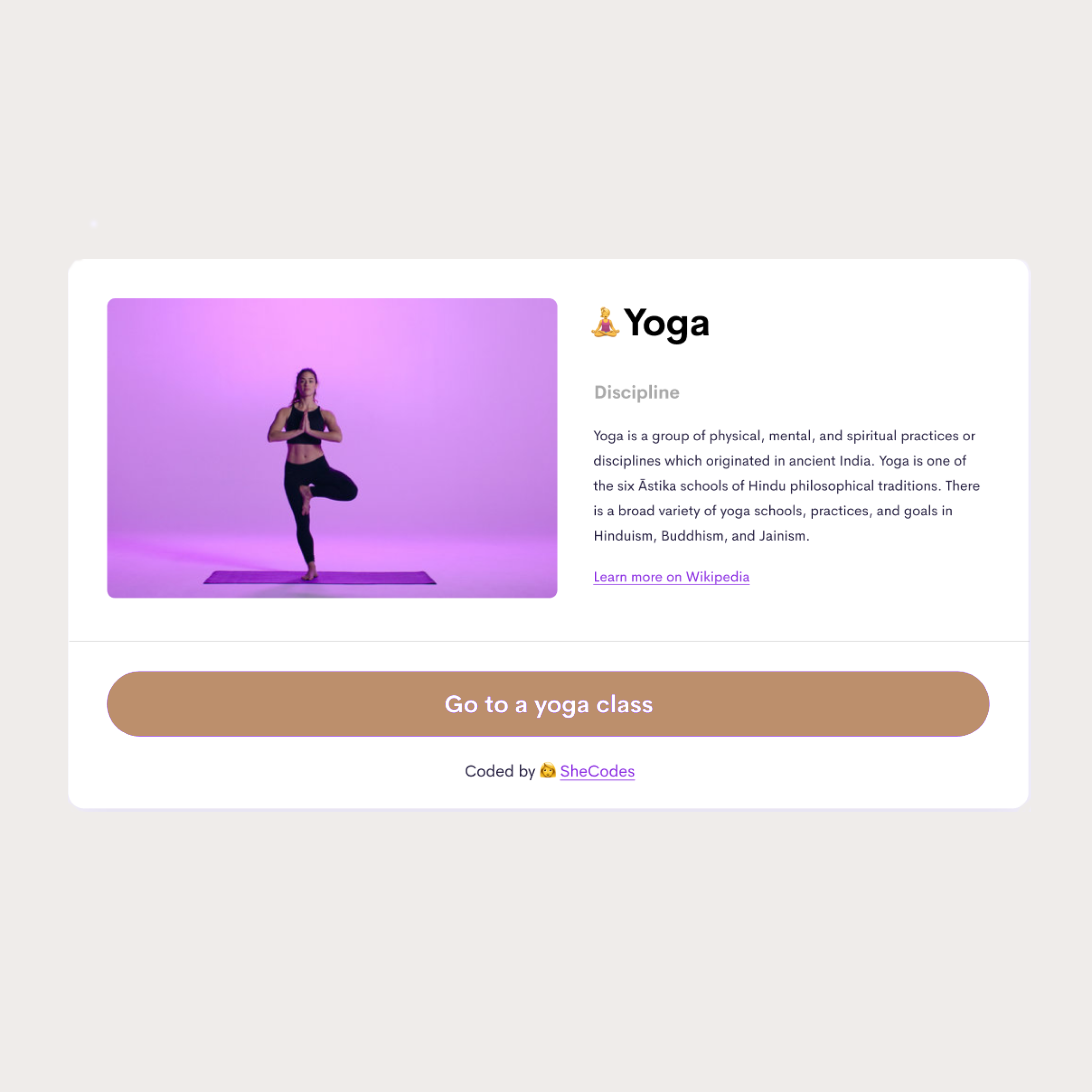 yoga project